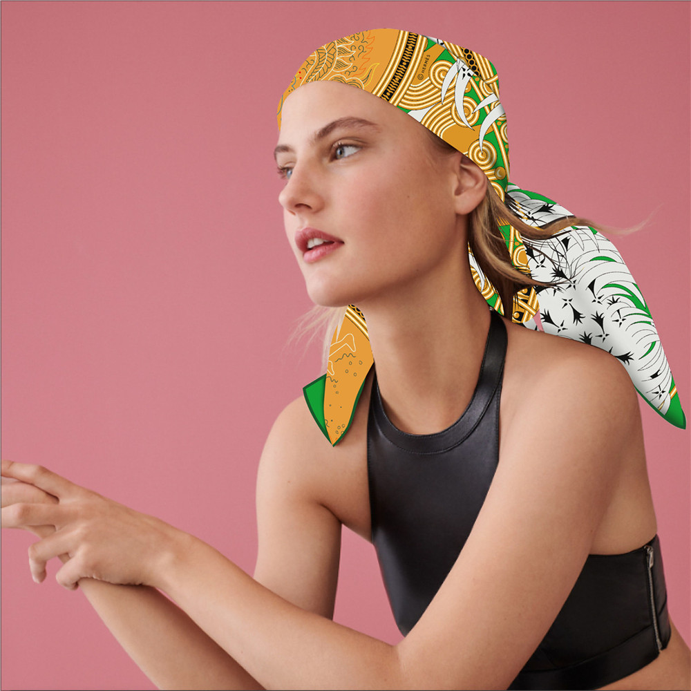 Luxury Bags Hong Kong - Triangle Silk Scarf Shawls Luxury Designer