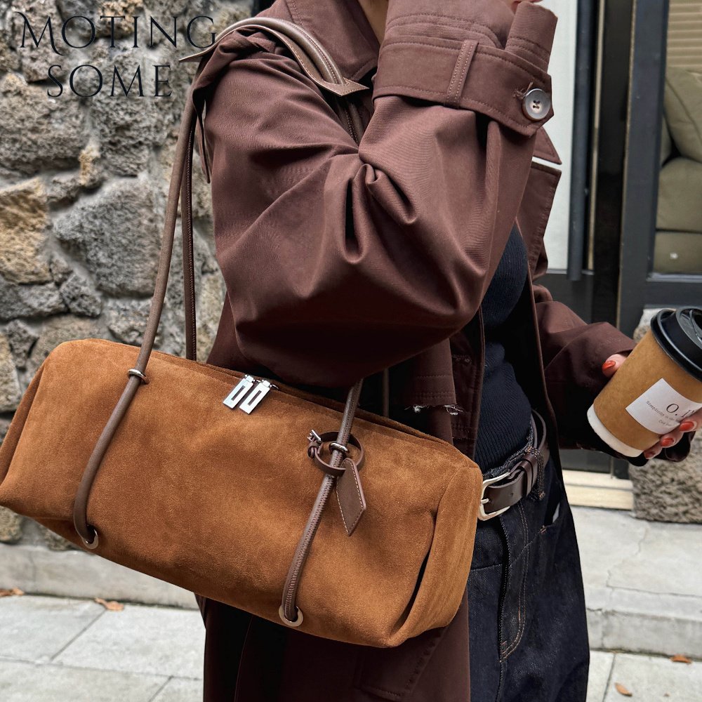 Luxury Bags Vip - Motingsome Soft Natural Suede Winter Bag