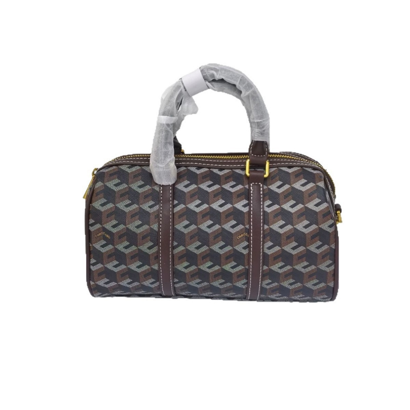 Luxury Bags Goyard - Geometric Boston Bag Women Large Capacity