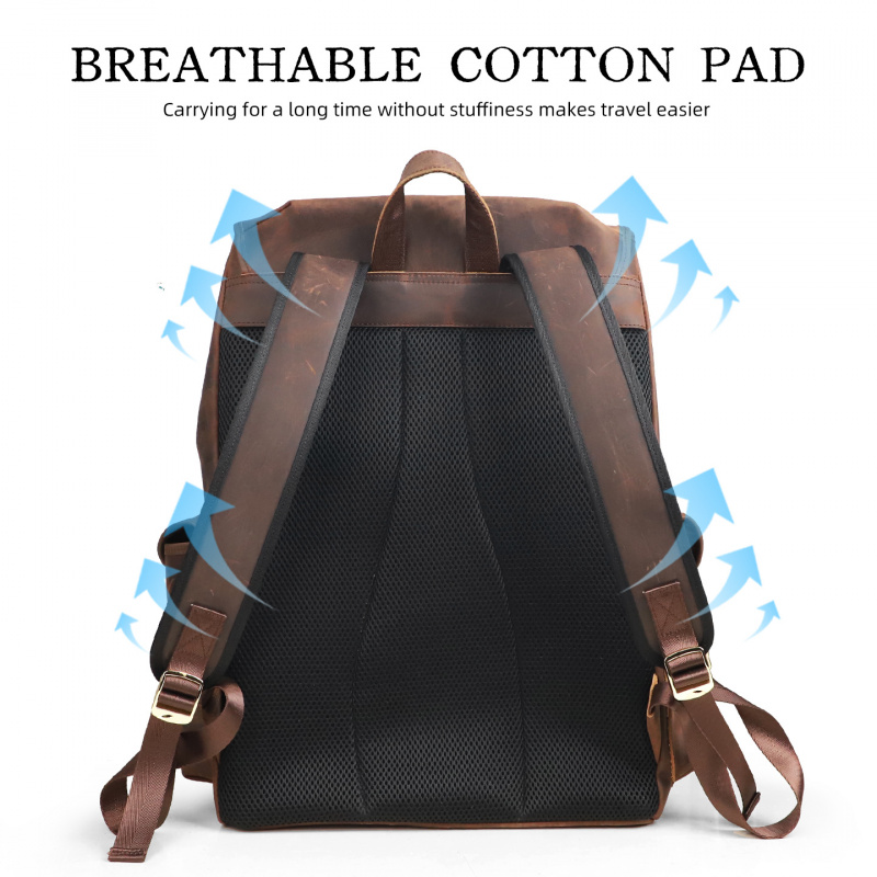 New Arrivals Leather Backpack  - Luxury Bags For Travel ulasan dan harga