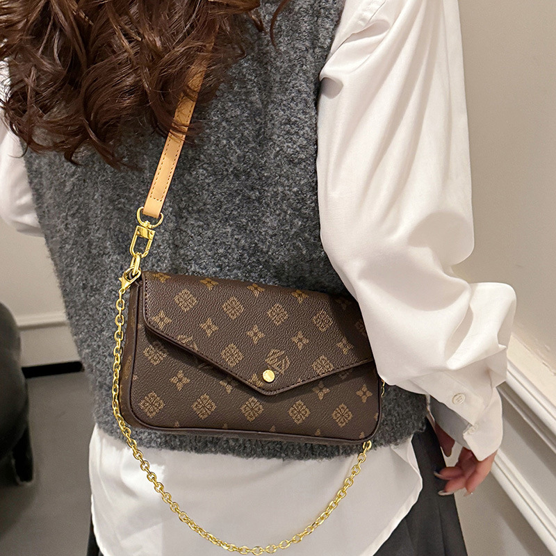 Women Color Block Print Crossb - Luxury Bags Vip ulasan dan harga