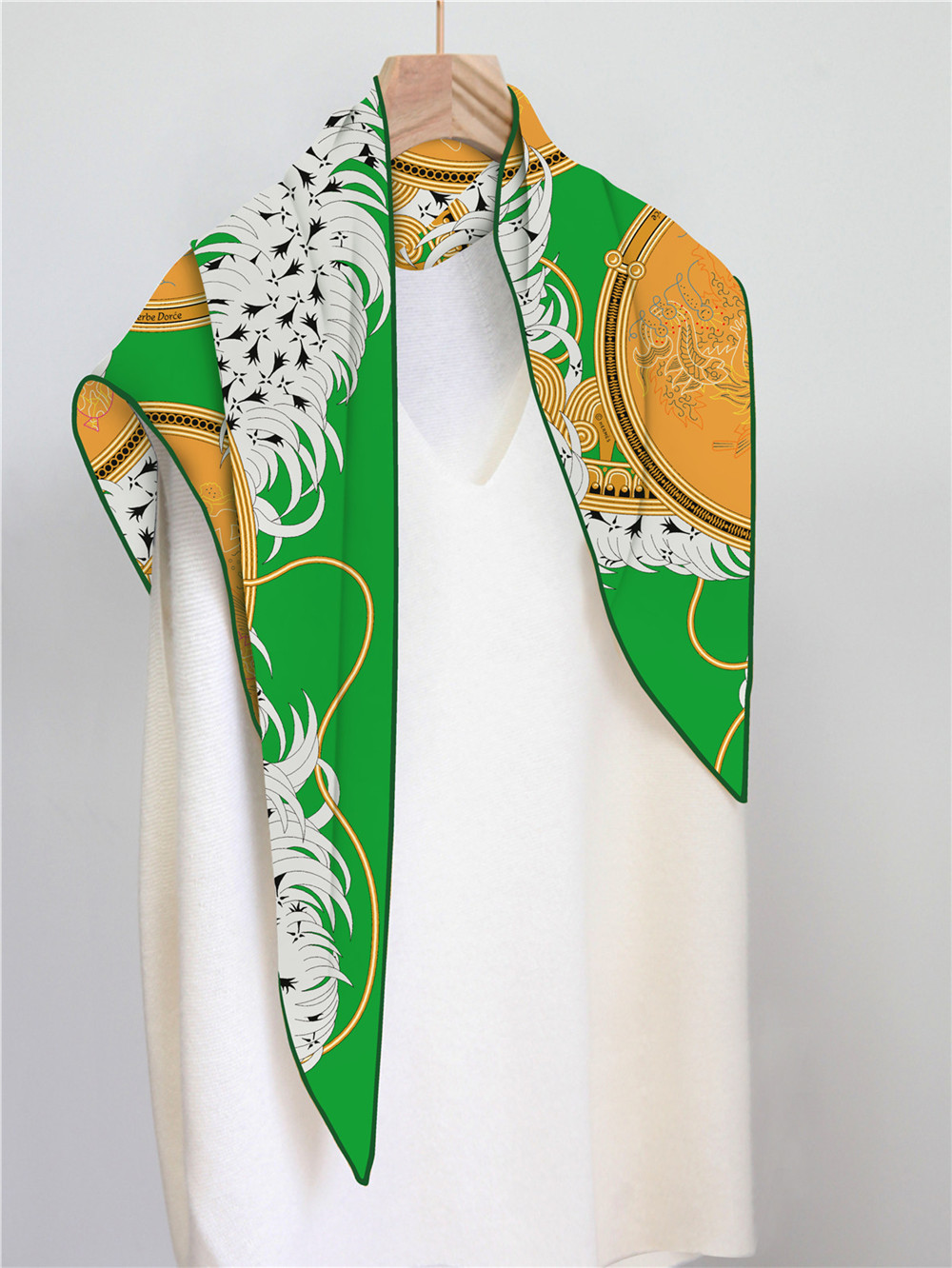 Triangle Silk Scarf Shawls Lux - Luxury Bags Hong Kong ulasan dan harga