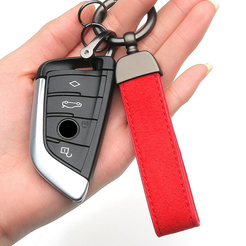 Suede Leather Car Keychain Hig - Luxury Xmas Bags ulasan dan harga