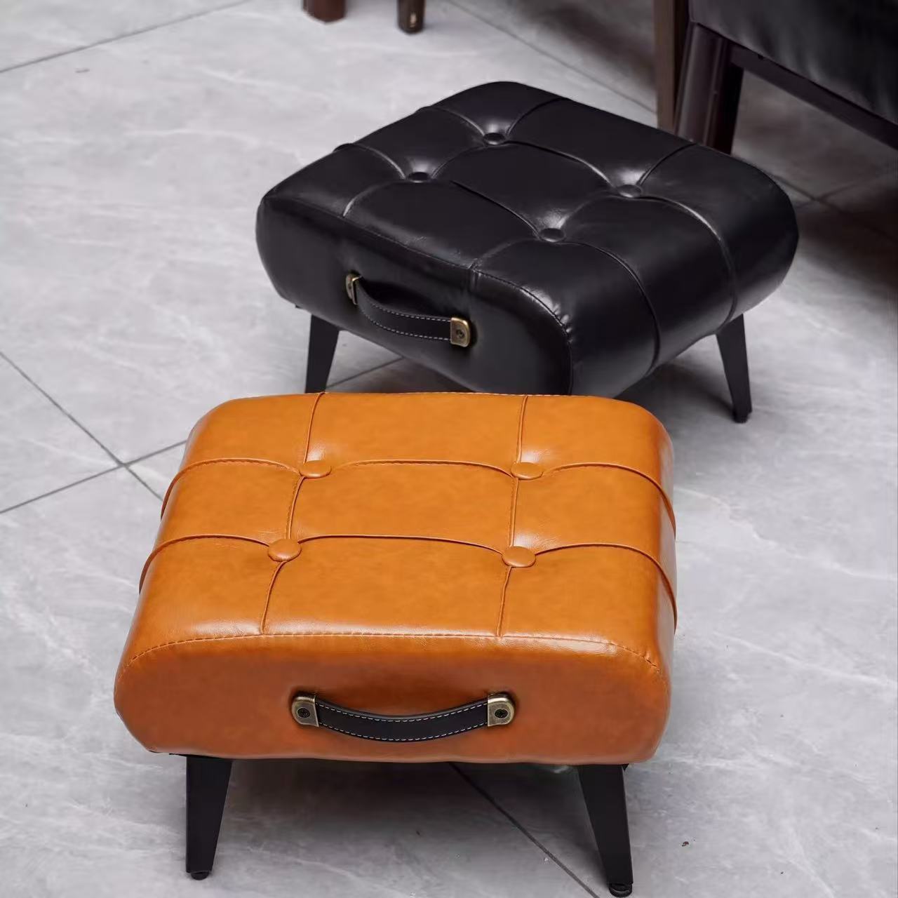 Small stool oil wax leather ho - Luxury Bags Entry ulasan dan harga