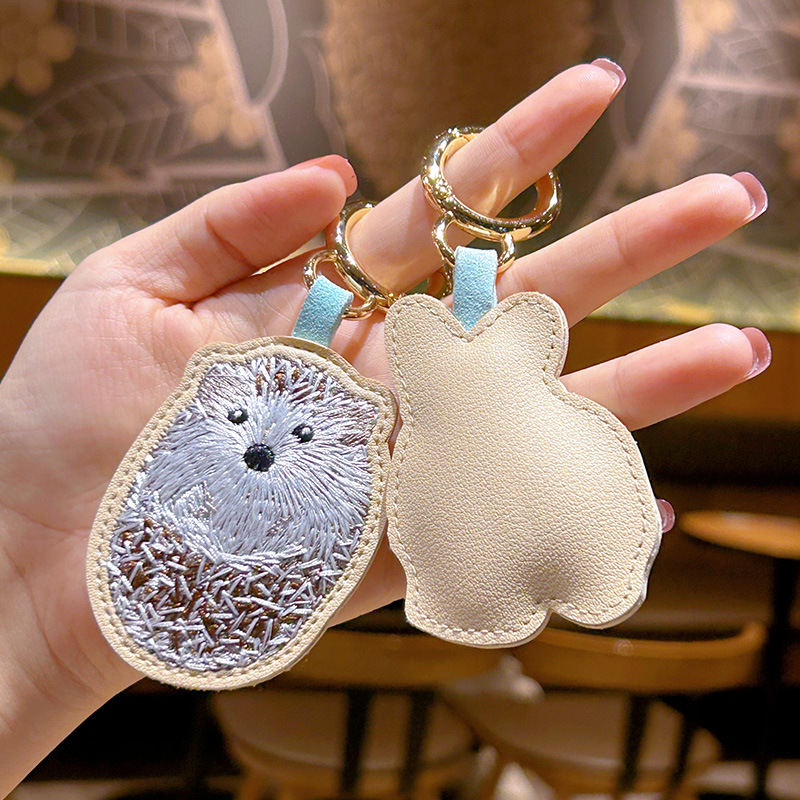 Embroidery Keychain Cute Rabbi - Luxury Xmas Bags ulasan dan harga