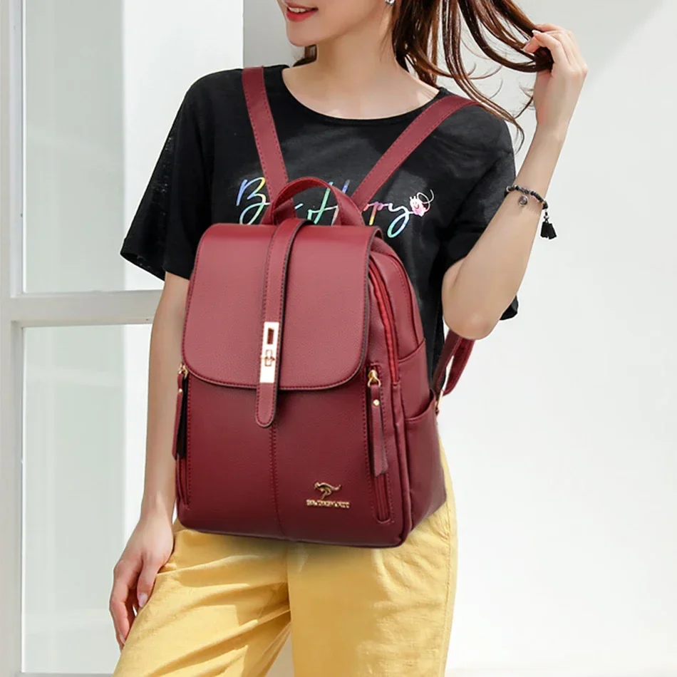 Women Leather Large Capacity B - Luxury Bags For Travel ulasan dan harga