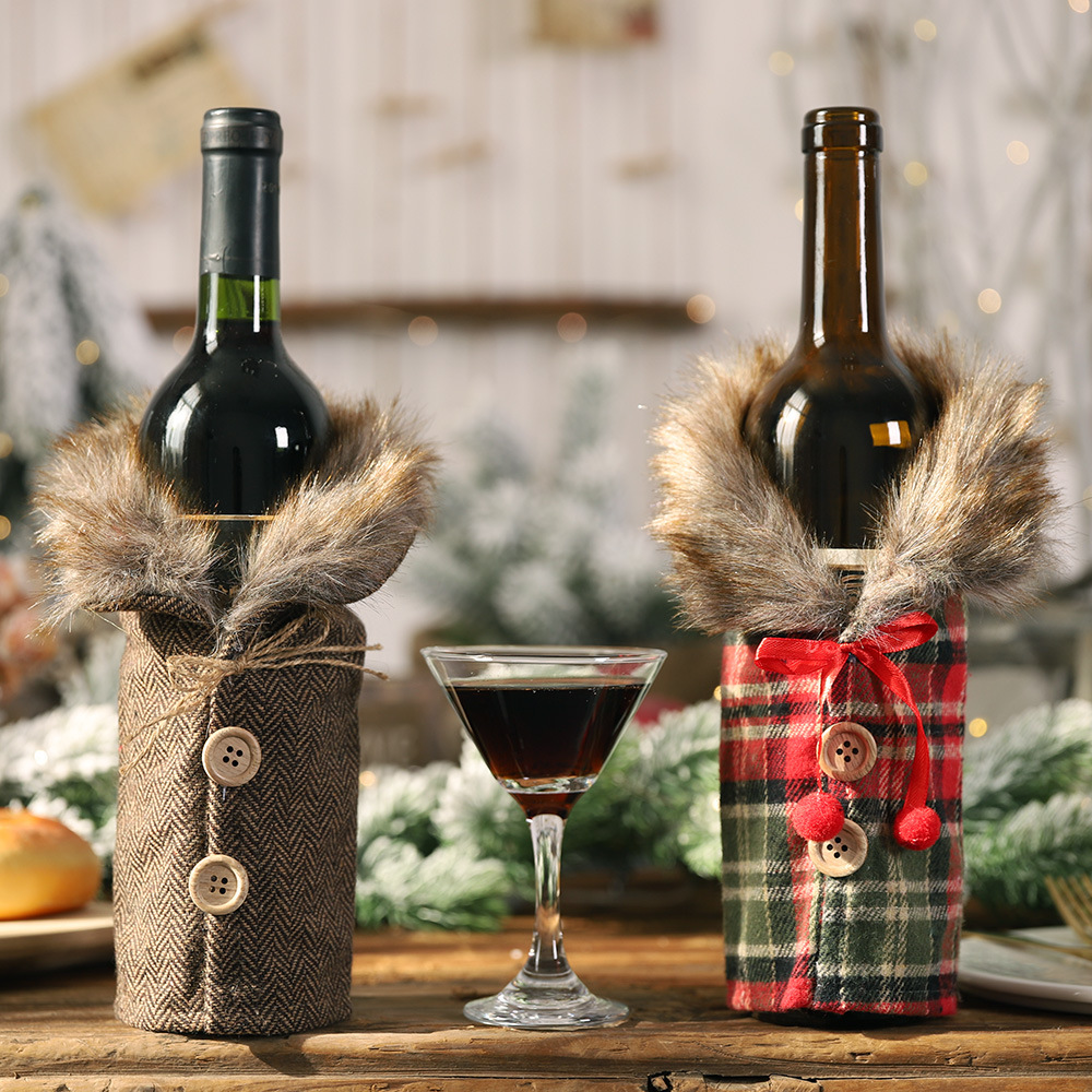 Luxury Christmas Wine Bottle C - Luxury Xmas Bags ulasan dan harga
