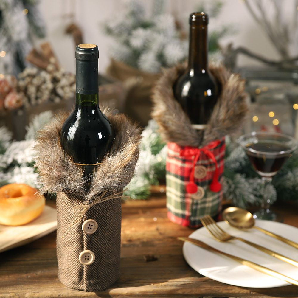 Luxury Christmas Wine Bottle C - Luxury Xmas Bags ulasan dan harga