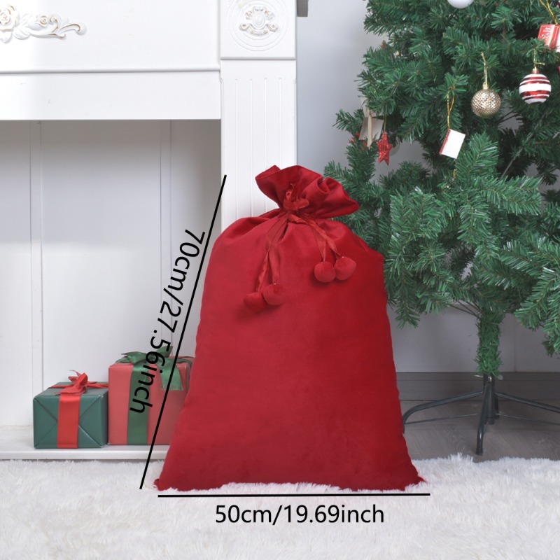 Large Christmas Santa Sack Fla - Luxury Xmas Bags ulasan dan harga