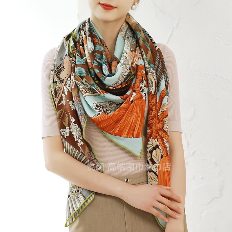 Luxury Designer Silk Wool Scar - Luxury Bags Hong Kong ulasan dan harga