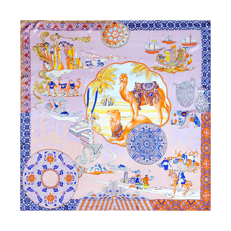 silk road Mulberry Satin Scarf - Luxury Bags Hong Kong ulasan dan harga