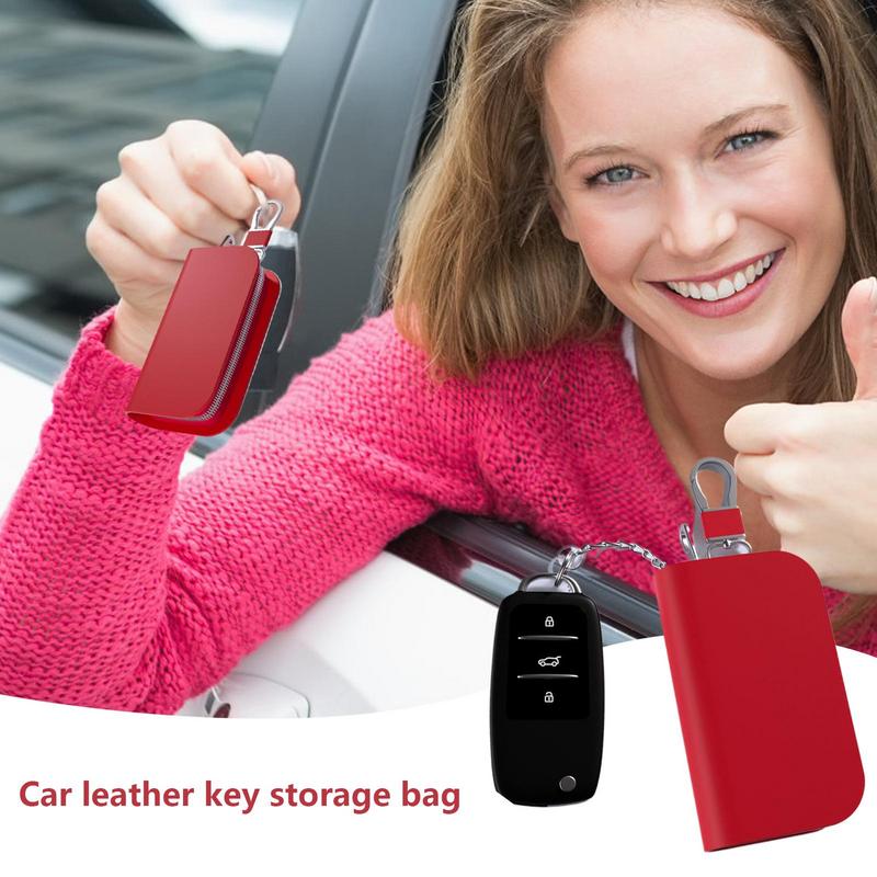 Car Key Fob Case Leather Car S - Luxury Bags Entry ulasan dan harga