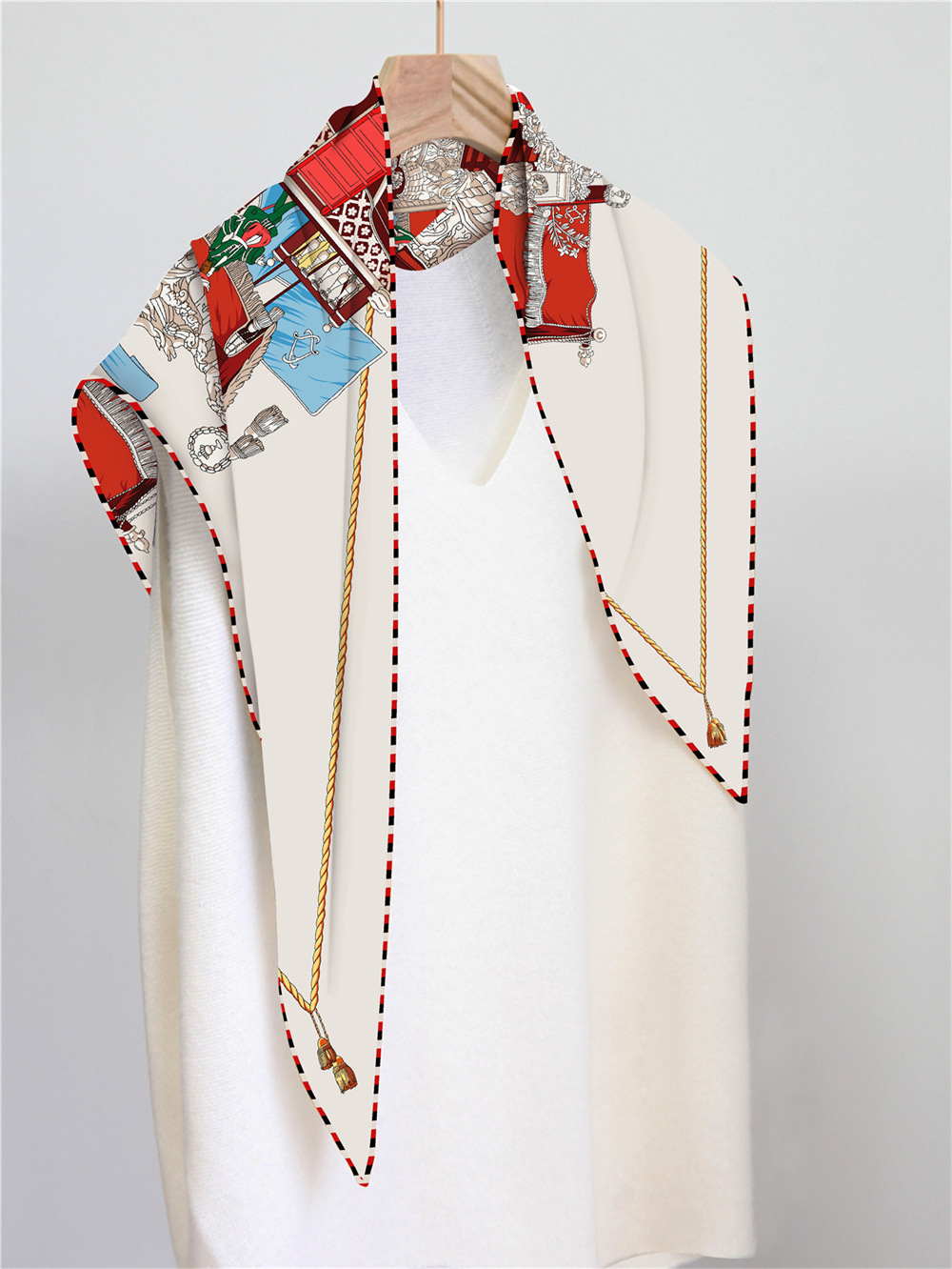 Triangle Twill Scarf Luxury Wo - Luxury Bags Hong Kong ulasan dan harga