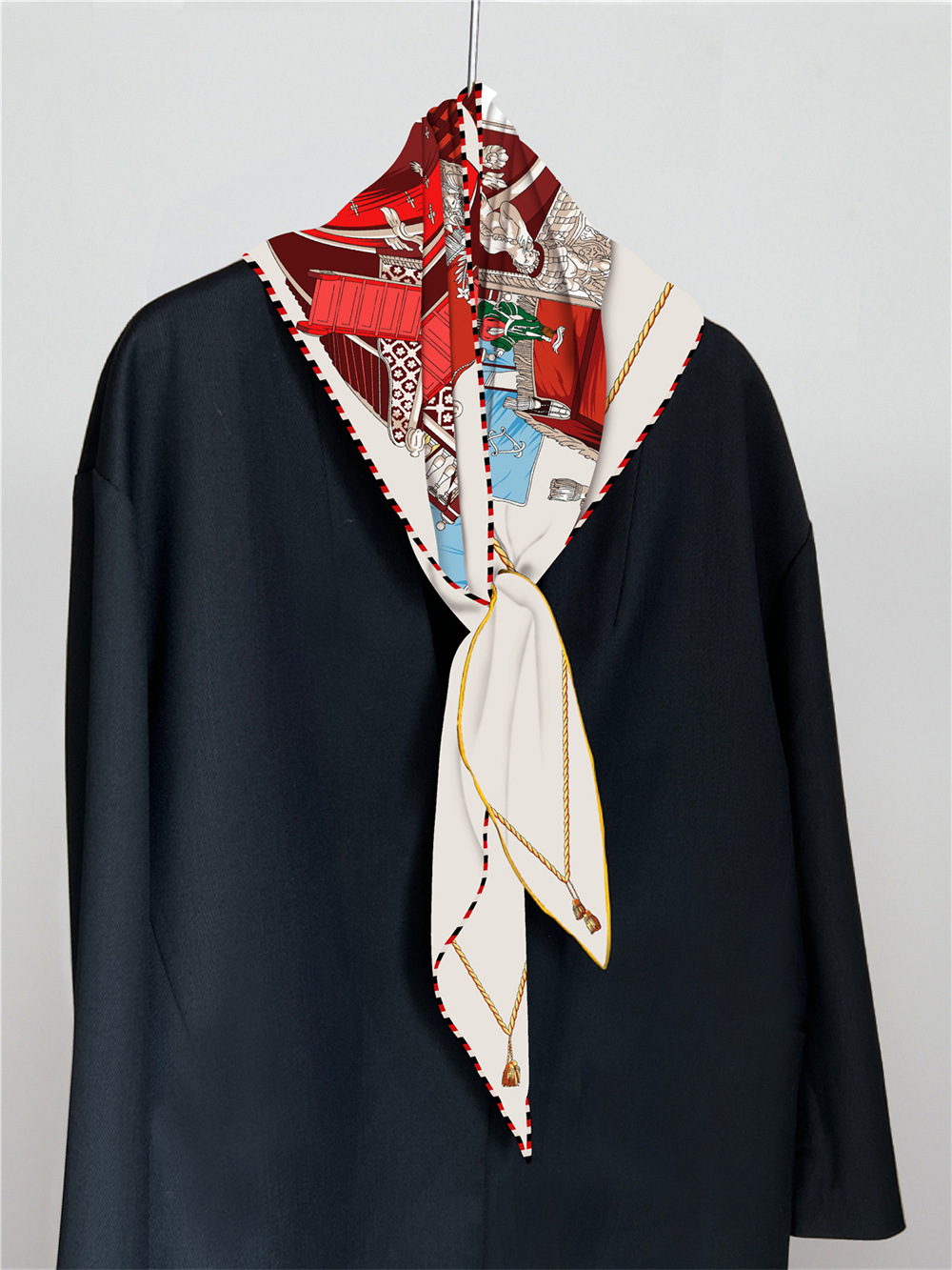 Triangle Twill Scarf Luxury Wo - Luxury Bags Hong Kong ulasan dan harga