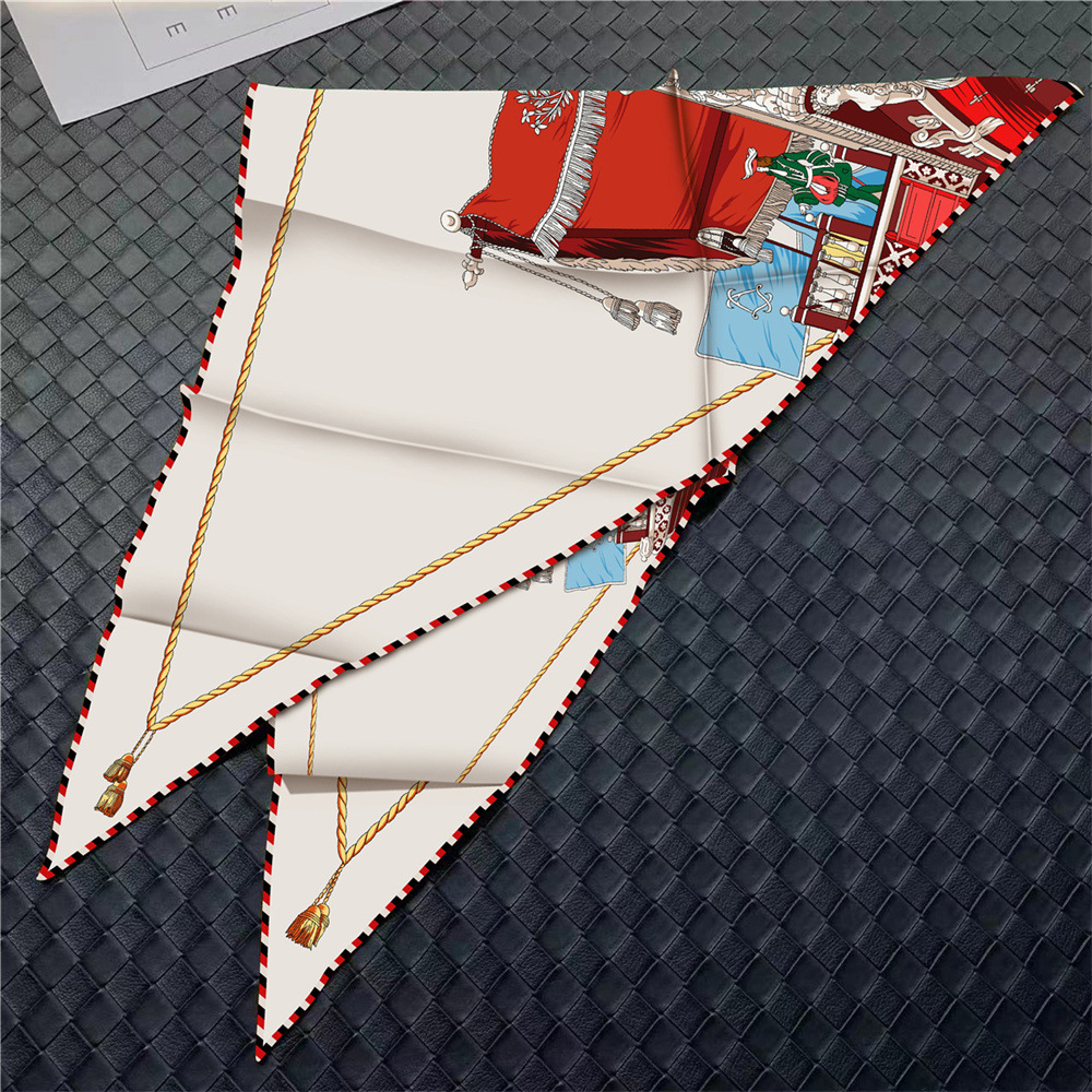 Triangle Twill Scarf Luxury Wo - Luxury Bags Hong Kong ulasan dan harga